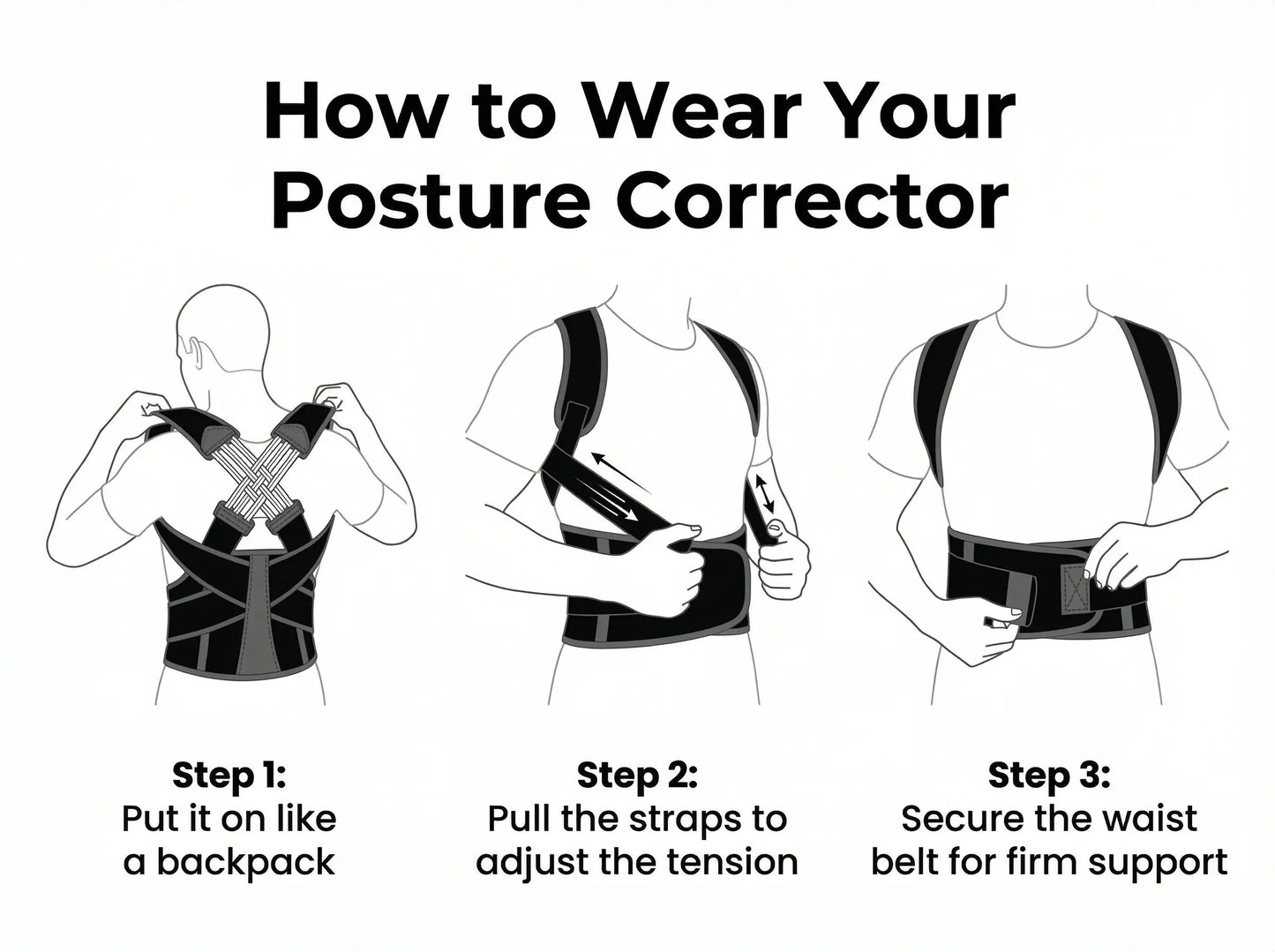 Straighter everyday posture
