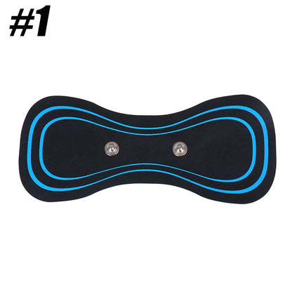 BackBalance mini body massager for pain relief with black and blue ergonomic design